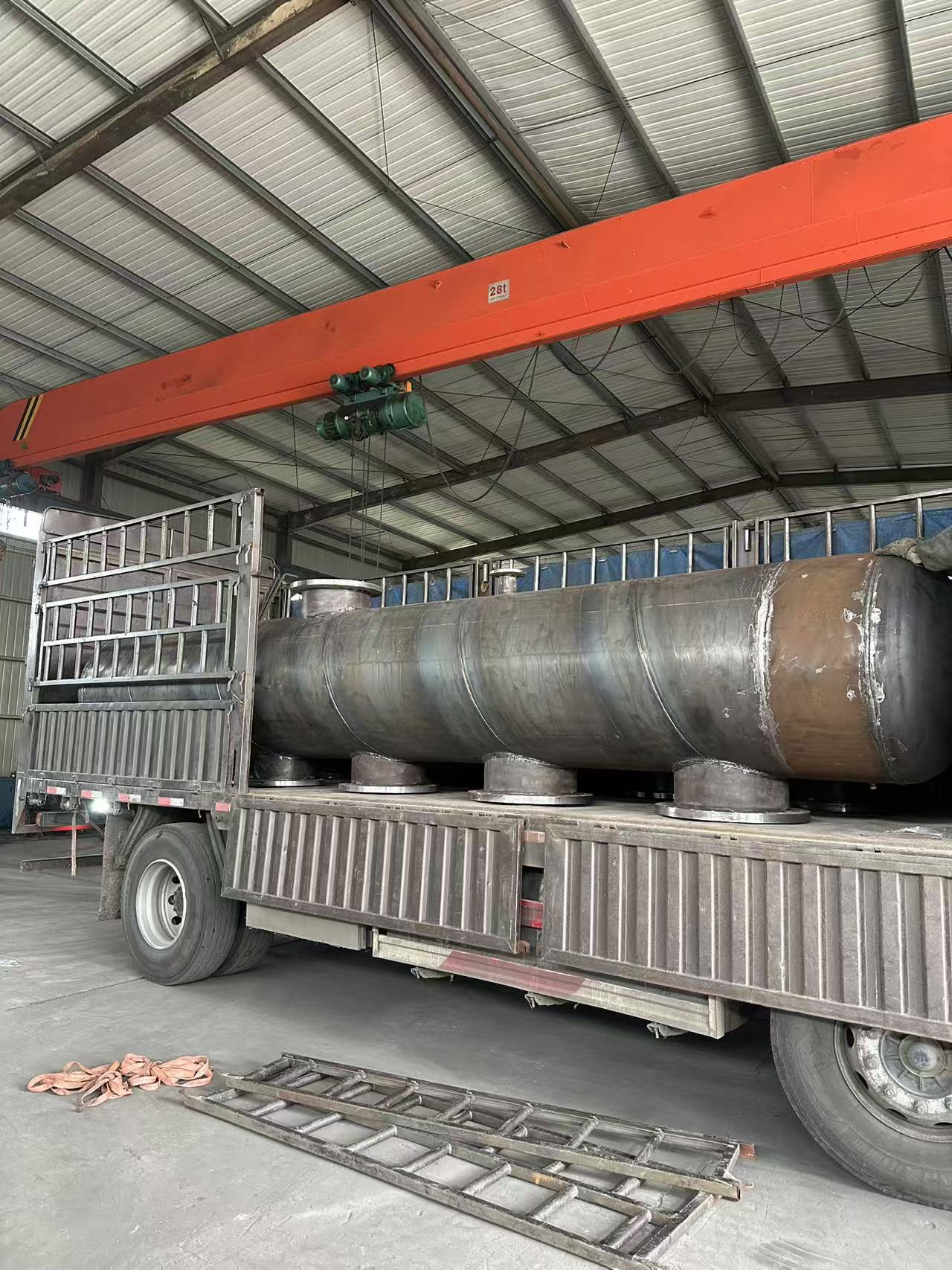 46. ​​Colector de agua de la estaci&oacute;n de intercambio de calor en la f&aacute;brica de Zhejiang